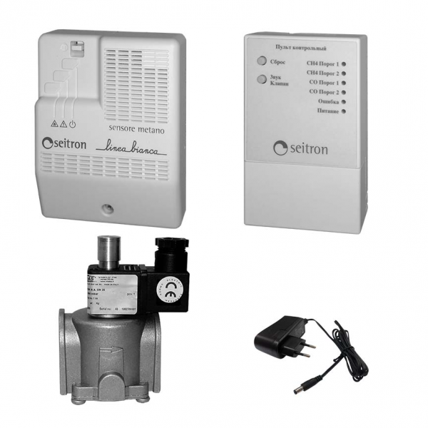 Комплект на природный газ с пультом контроля RGD-CH4-R-DN20